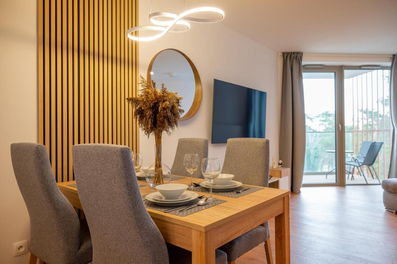 Pinea Sky Premium Apartament Z Widokiem Na Morze Ze Spa I Basenem Przy Plazy Поберово Экстерьер фото